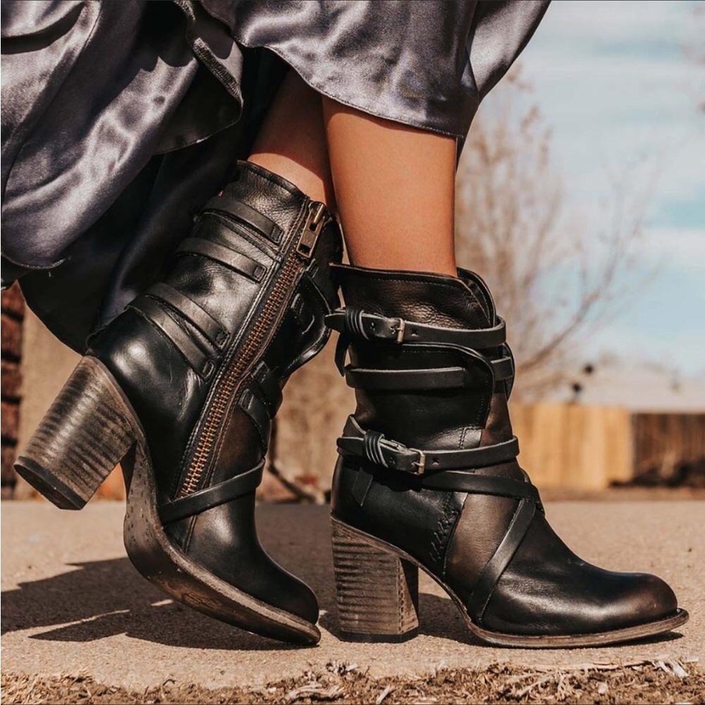 Freebird by Steven Black and Silver Heeled Boots